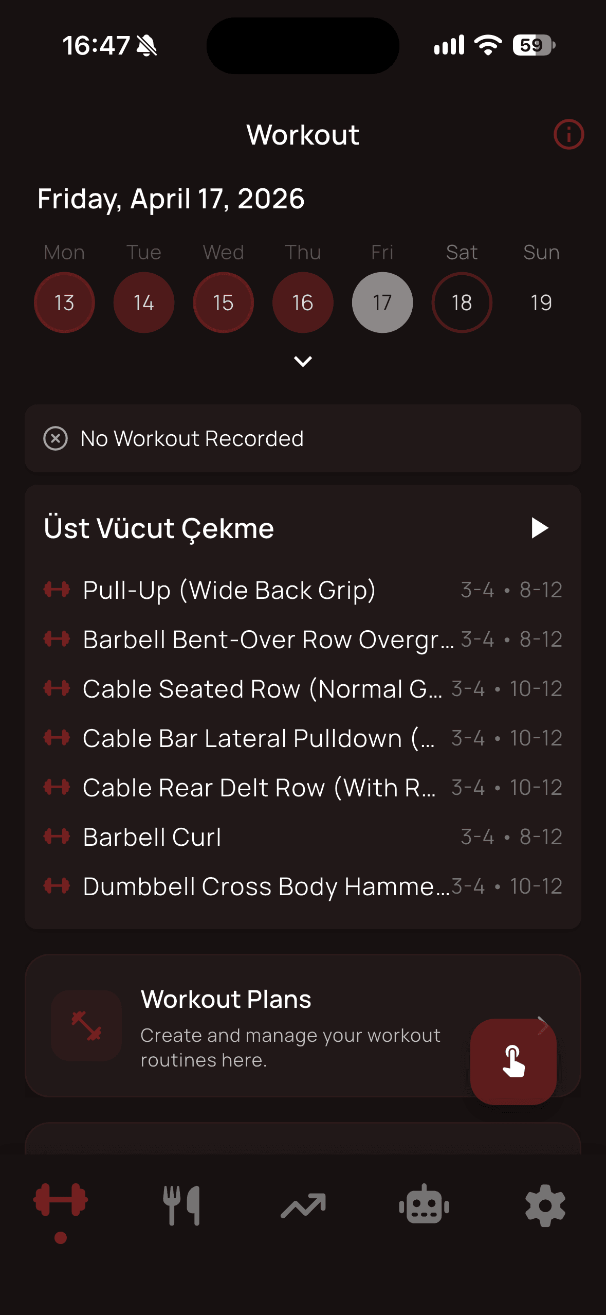 AI Workout Plans